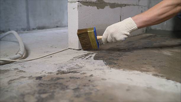 SJ Waterproofing Pros Basement Waterproofing coverage map for Goshen, KY and surrounding area